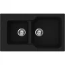 Мойка OMOIKIRI MARU 86-2-BL Tetogranit/черный 4993284
