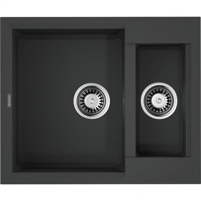 Мойка OMOIKIRI SAKAIME 60-2-BL Tetogranit/черный 4993908 Мойка OMOIKIRI SAKAIME 60-2-BL Tetogranit/черный 4993908