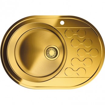 Мойка OMOIKIRI KASUMIGAURA 65-AB-L нержавеющая сталь/латунь Мойка OMOIKIRI KASUMIGAURA 65-AB-L нержавеющая сталь/латунь