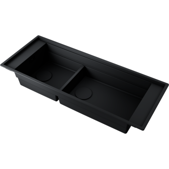 Мойка OMOIKIRI SINTESI PRO 114-2-U/I-GB Artceramic/графит